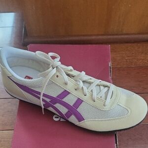 Onitsuka Tiger by Asics Women's Machu Racer Off White/hyacinth Violet US 12 M
